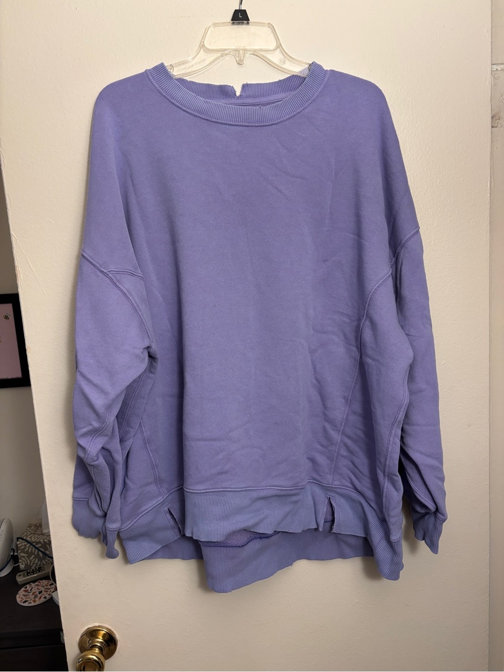 Crewneck oversized sweatshirt